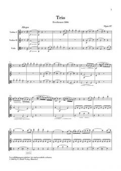 Trio C-Dur op. 87 von Ludwig van Beethoven 