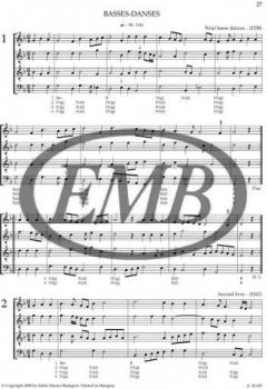 Französische Tänze aus der Renaissance für vier Blockflöten (Janos Bali) 