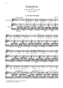 Liederkreis op. 39 von Robert Schumann 
