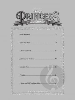 Disney's Princess Collection Vol. 1 For Five Finger Piano 