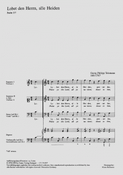 Lobet den Herrn, alle Heiden (Georg Philipp Telemann) 