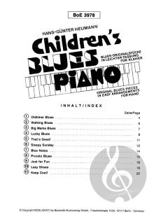 Children's Blues Piano von Hans-Günter Heumann 