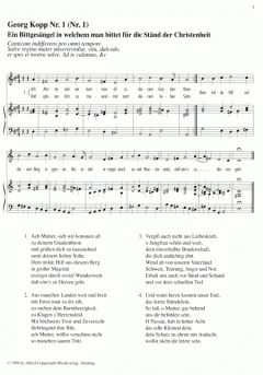 Kopp: Elf Marienlieder von Georg Kopp 