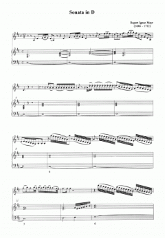 Drei Sonaten von Rupert Ignaz Mayr 