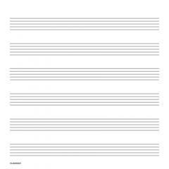 Music Manuscript Paper Wide Staff im Alle Noten Shop kaufen