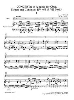 Concerto in a-moll RV 463 von Antonio Vivaldi 