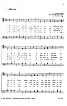 Erzgebirgisches Chorbuch Teil 1 