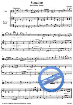 Sonatine von Peter Mai 