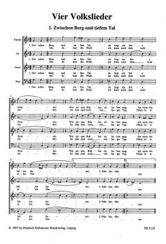 Vier Volkslieder 
