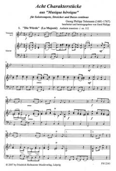 Acht Charakterstücke von Georg Philipp Telemann 