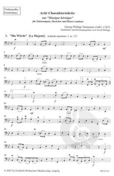 Acht Charakterstücke von Georg Philipp Telemann 
