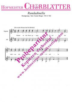 Stimmt an den Rundgesang 