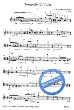 Tonspiele für Viola von Karl Ottomar Treibmann im Alle Noten Shop kaufen