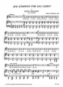 Wir kämpfen für das Leben von Kurt Schwaen 