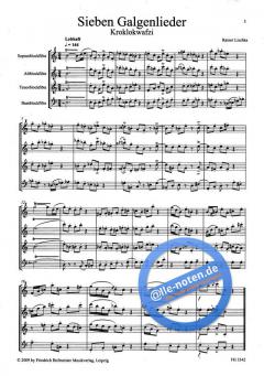 Sieben Galgenlieder (Rainer Lischka) 