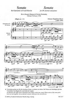 Sonate / Sonata von Johanna Magdalena Beyer 