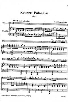 Polonaise, op. 28 von David Popper 