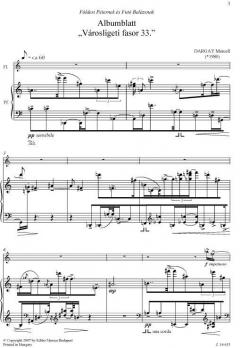 Albumblatt von Dargay Marcell 