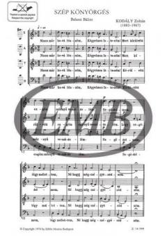 Szép könyörgés (Zoltan Kodaly) 