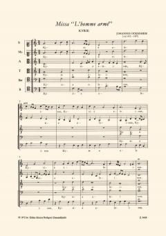 Missa L'homme armé (J. Ockeghem) 
