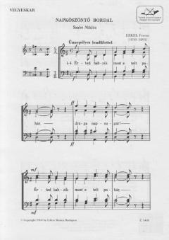 Napköszöntó bordal (Ferenc Erkel) 