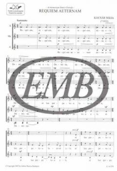 Requiem für Frauenchor (Miklos Kocsar) 
