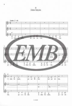 Mondókák gyermek- vagy nöi karra (Peter Nogradi) 