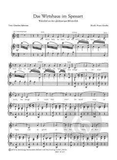 Das Wirtshaus im Spessart von Franz Grothe 