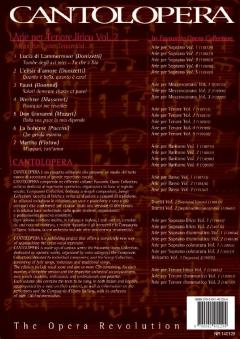 Cantolopera: Arie Per Tenore Lirico Band 2 