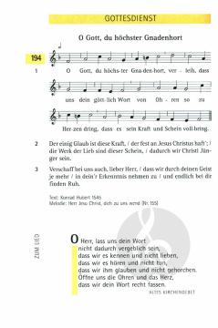 Evangelisches Gesangbuch - Leder Standard 