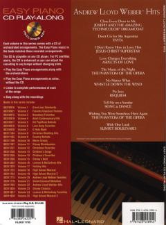 Easy Piano Play-Along Vol.22 von Andrew Lloyd Webber 