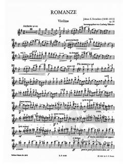 Romanze G-Dur op. 26 von Johan Svendsen für Violine und Orchester im Alle Noten Shop kaufen