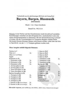 Bayern, Burgen, Blasmusik (Franz Gerstbrein) 
