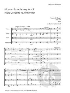 Piano Concerto e Minor von Frédéric Chopin 