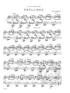 Sämtliche Werke: Preludes von Frédéric Chopin 
