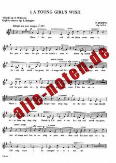 Sämtliche Werke: Songs von Frédéric Chopin 