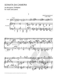 Sonata da camera von Grazyna Bacewicz 