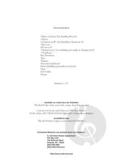 The Red Violin von John Corigliano im Alle Noten Shop kaufen - 50483941