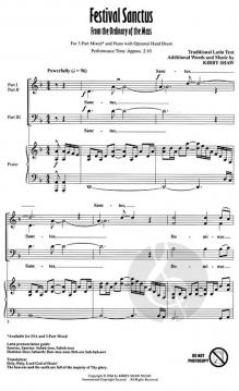 Festival Sanctus (Kirby Shaw) 