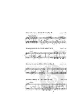 Scherzos von Frédéric Chopin 