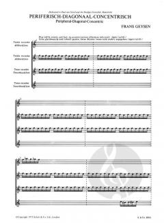 Periferisch - Diagonal - Concentrisch von Frans Geysen 