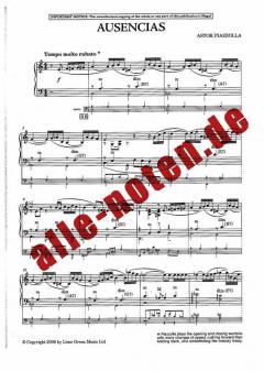 Vuelvo al sur von Astor Piazzolla 