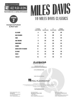 Jazz Play-Along Vol. 2: Miles Davis im Alle Noten Shop kaufen