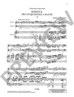 Sonate von Bohuslav Martinu 