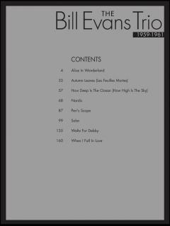 Bill Evans Trio Vol. 1 (1959-1961) (Bill Evans) 