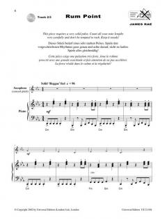 Play it Cool für Saxophon mit CD von James Rae 