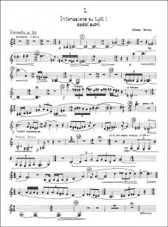 Klarinettenkonzert (1982) von Sándor Veress 