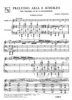 Preludio Aria+Scherzo von Ennio Porrino 