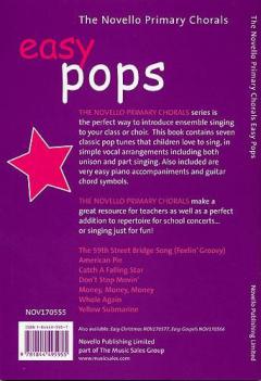 The Novello Primary Chorals: Easy Pops 