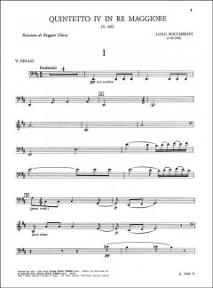 6 Quintetti Nr. 4 D-Dur (Luigi Boccherini) 